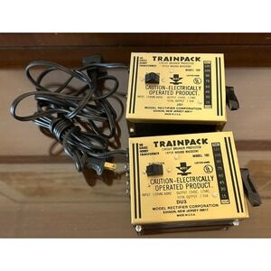 2 Model Rectifier Corporation Trainpack 100 Scale Model Train Transformers *READ